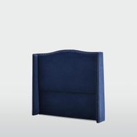 Mornington Bedhead Queen Blue Velvet