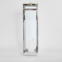 Charlotte Lantern Medium Nickel - Outdoor