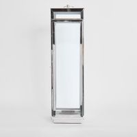 Charlotte Lantern Medium Nickel - Outdoor