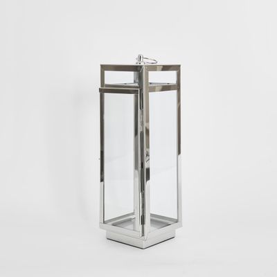 Charlotte Lantern Small Nickel