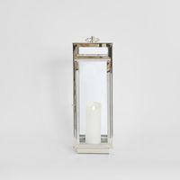 Charlotte Lantern Small Nickel