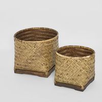 Lila Rattan Basket Set Of 2