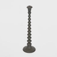 Ariel Cast Iron Candle Holder