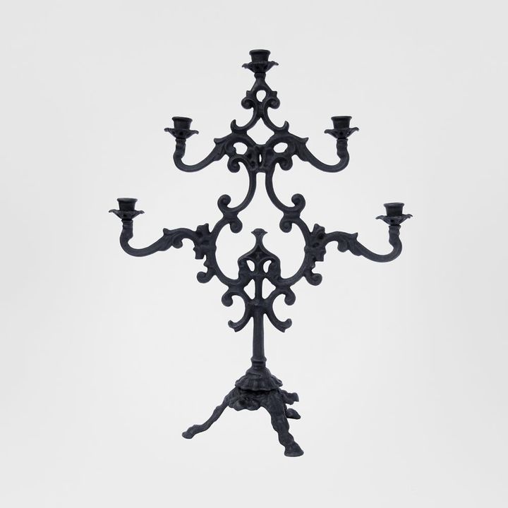 Sophia Cast Iron Candle Holder