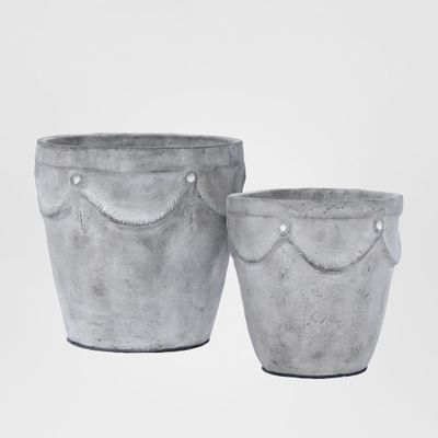 Ritno Pots Set 2 Grey