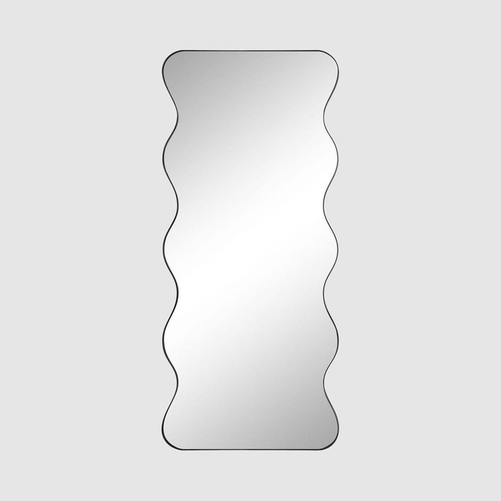 Babalon  Iron Floor Mirror Black