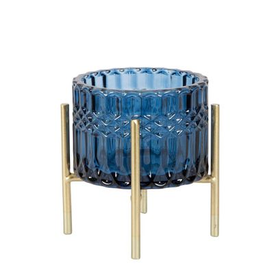 Demi Tealight Holder Small Midnight