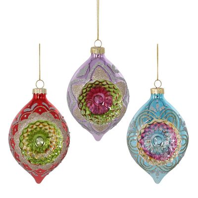Candle Boxed Set of 3 Baubles