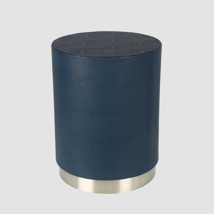 Hunter Drum Sidetable Midnight