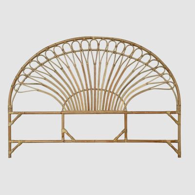 Montego Natural Rattan King Bedhead