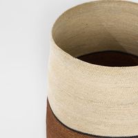 Cassis Woven Basket Rust