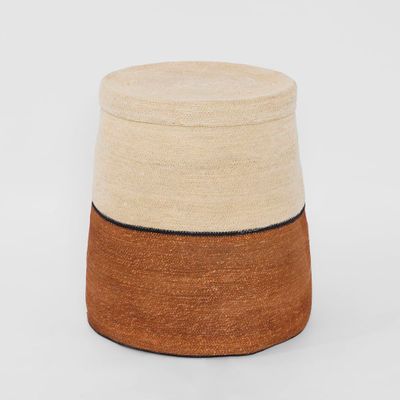 Cassis Woven Basket Rust