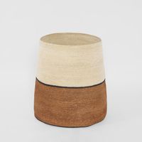 Cassis Woven Basket Rust