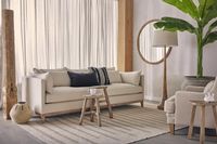 Idalia Woven Basket Natural & Black