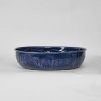 Embossed Enamel Bowl SML Blue