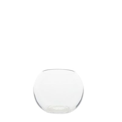 Fish Bowl Glass Vase 16cm