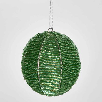 Bisoir Beaded Bauble Green