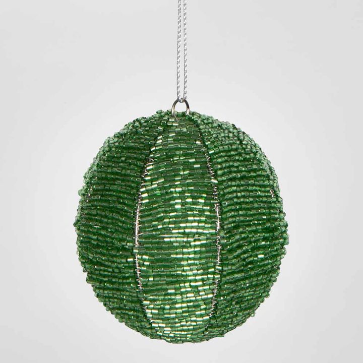 Bisoir Beaded Bauble Green