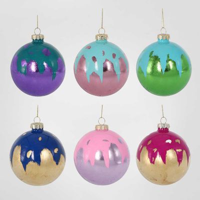 Madine Boxed Set of 6 Baubles
