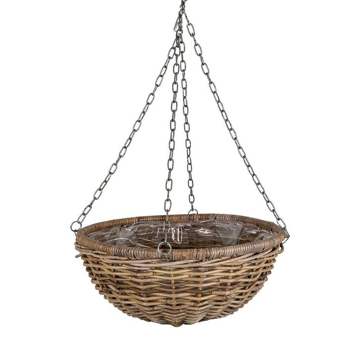 Rattan Hanging Planter Small