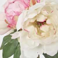 Peony Bouquet Mixed 30cm Light Pink