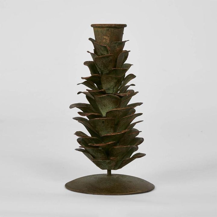 Pinecone Candle Stand SML