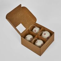 Mache Hanging Bell Ornament (Set of 4)