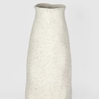 Tuba Ceramic Vase Large White