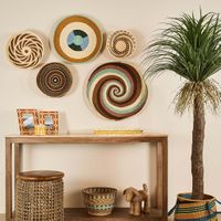 Mina Bone Inlay Tray Mustard/White