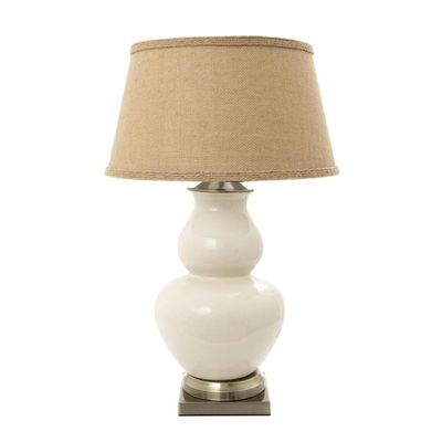 Matisse Ceramic Table Lamp Base Cream- Base Only
