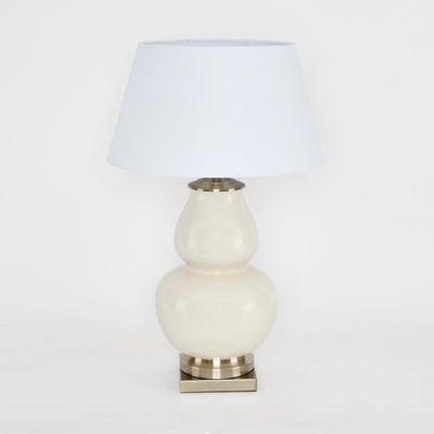 Matisse Ceramic Table Lamp Base Cream- Base Only