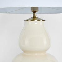 Matisse Ceramic Table Lamp Base Cream- Base Only