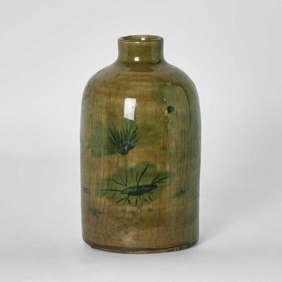 Mae Terracotta Green Medium Vase