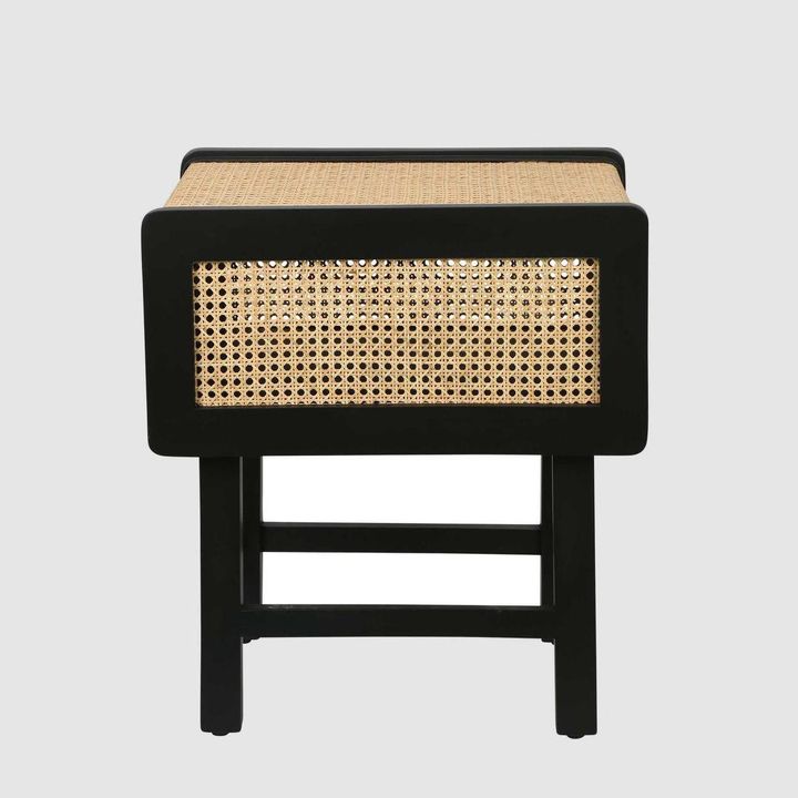 Zoe Bedside Table Black