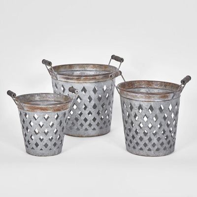 Lille Lattice Baskets Set of 3