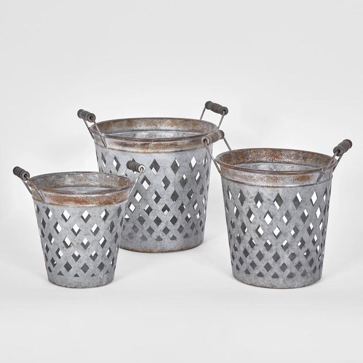 Lille Lattice Baskets Set of 3