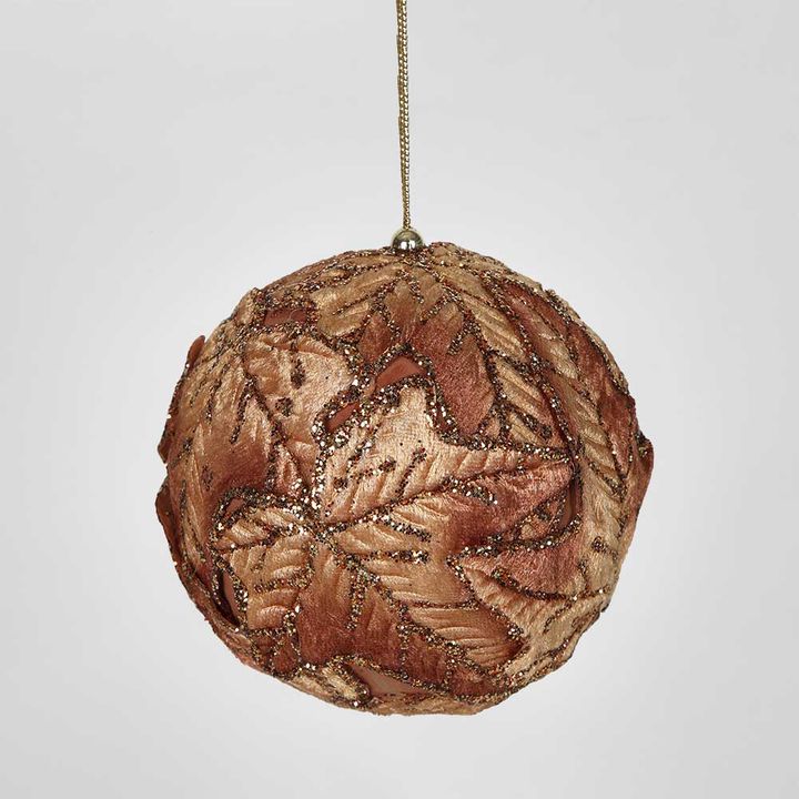 Ivy Velvet Bauble Bronze