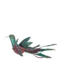 Jewelle Hummingbird Tree Ornament Blue