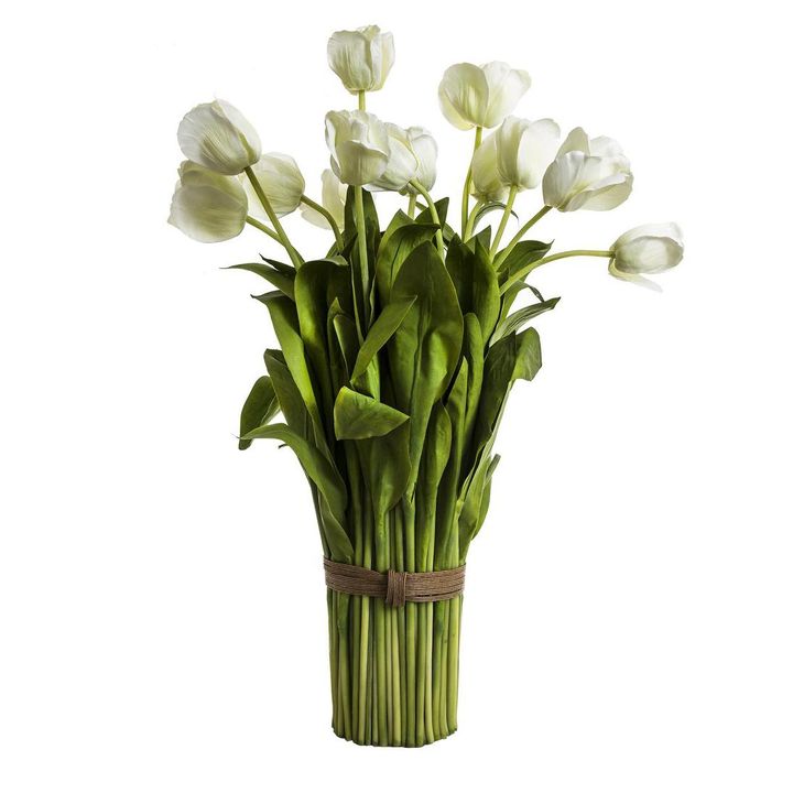 Tulip Bundle 72cm White