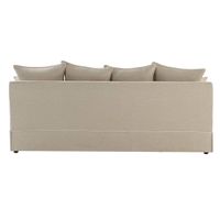 Noosa Hamptons 3 Seat Sofa Natural W/Natural Piping