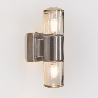 Plover Outdoor Wall Light Antique Silver