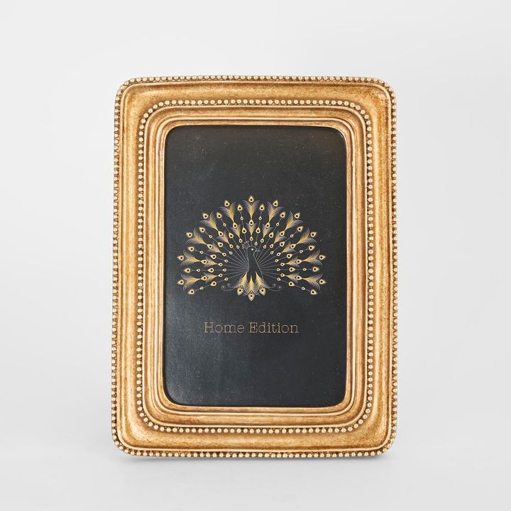 Vera Photo Frame 4 x 6 Black & Gold