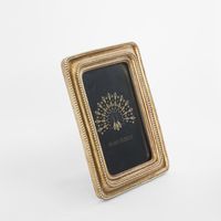 Vera Photo Frame 4 x 6 Black & Gold