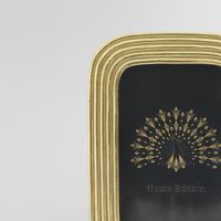 Vera Ribbed Photo Frame 4 x 6 Gold