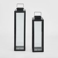 Lexington Lantern Large Black - Outdoor