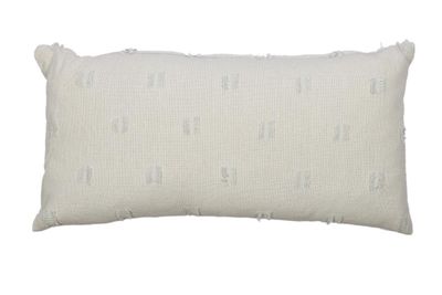 Tuft Cushion Sky Grey Cover Only