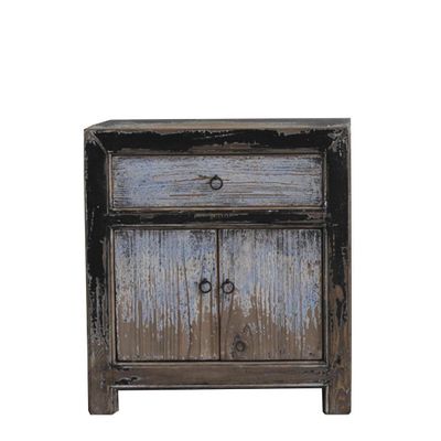 Beijing Pine New Made From Old Wood Bedside No. 2