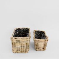 Luna Rectangular Basket set2