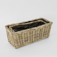 Luna Rectangular Basket set2