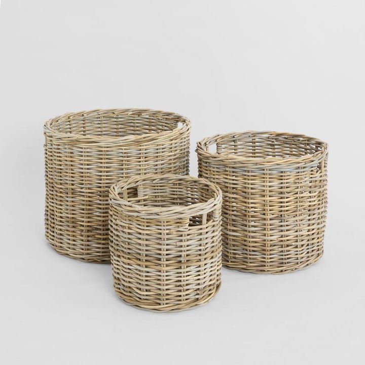 Luna Round Storage Basket set 3